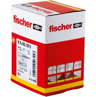 Fischer Beütődübel N6X60Z 50 db/doboz