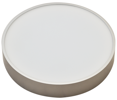 Tracon Műanyag búrás falon kívüli LED lámpatest ezüst peremmel 230 V, 50 Hz, 16 W