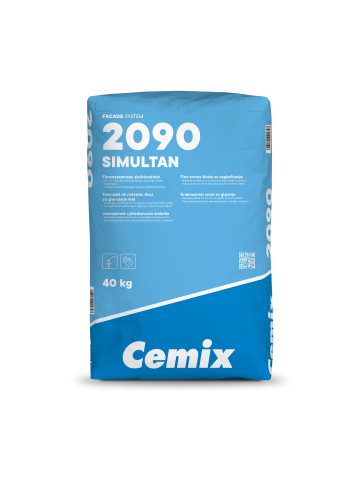 Cemix 2090 Simultan simítóvakolat (külső-belső) - 40 kg