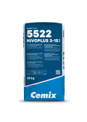 Cemix 5522 NivoPlus 3-15 mm - önterülő aljzatkiegyenlítő 25 kg