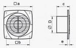 Vents faliventilátor 100 mm (100D)