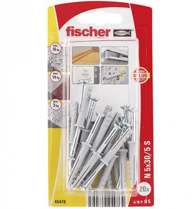 Fischer Beütődübel N 5 x 30/5 S K NV 20db