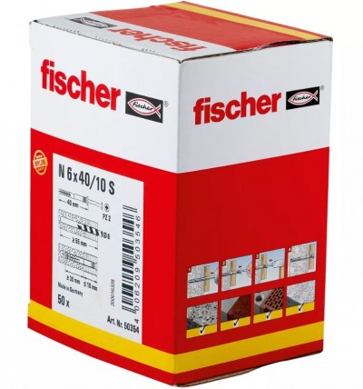 Fischer Beütődübel B N6X40Z 50 db/doboz