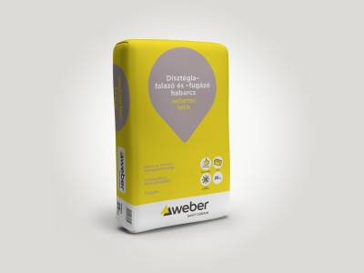 Webertec dísztégla falazó és fugázó habarcs