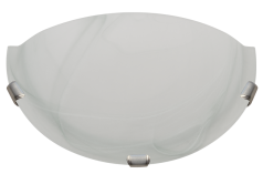 Tracon Üveg oldalfali fél UFO lámpatest több színben (230V E27 60W 300MM)