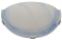 Tracon Üveg oldalfali fél UFO lámpatest, kék 230V E27 60W 300MM