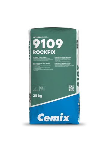 Cemix 9109 RockFix kőrögzítő trasszhabarcs, 25 kg
