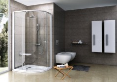 Ravak zuhanykabin PSKK3-80 fehér/króm zsanér, fogantyú+transparent