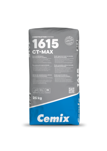 Cemix 1615 CT-Max durva betonjavító habarcs - 25 kg