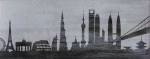Zalakerámia PETROL CITY F-53029 20x50cm dekorcsempe, szett