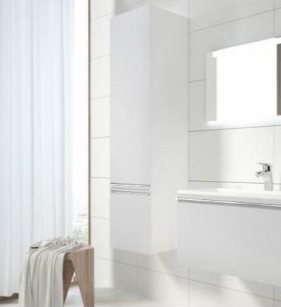 Ravak fürdőszobai faliszekrény SB-400 L clear fehér/fehér