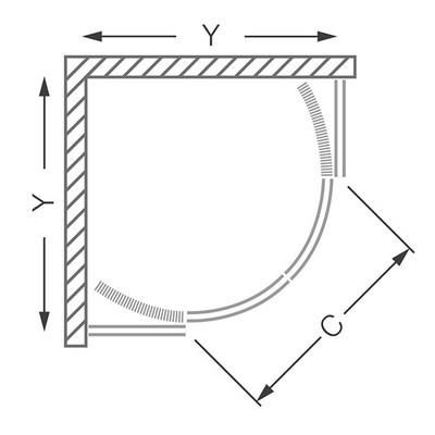 Roltechnik PXR2N/800 íves zuhanykabin brilliant/transparent