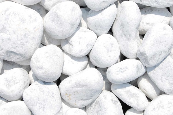 SCHERF carrarai fehér kerekszemcsés márvány díszkavics 40-60 mm - Kert  kialakítás - Kertépítés - Díszkövek és díszkavicsok