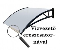 Polikarbonát előtető 150x93 cm víztiszta