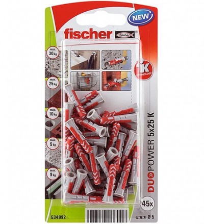 Fischer Duopower 45db 5x25 dübel