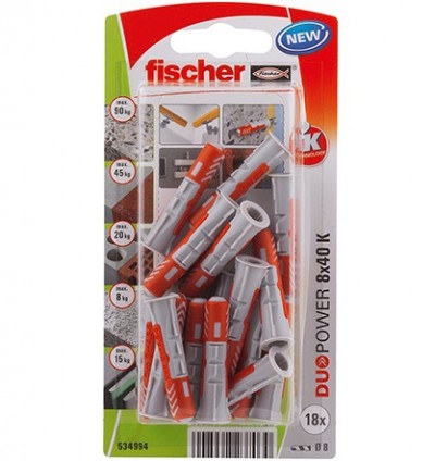 Fischer Duopower 18DB 8X40 dübel