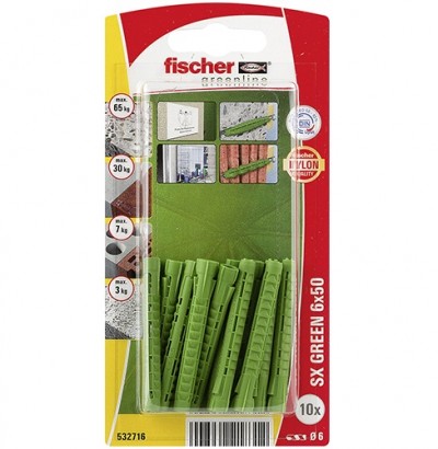 Fischer Green SX dübel - TÖBB méretben