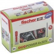Fischer Duopower 50db 6x30 dübel csavarral