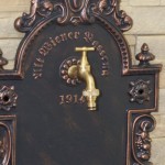 Vienna kerti kút 23/12 antikolt bronz