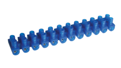 Tracon Flexibilis sorozatkapocs, U profil, 12 tag, kék