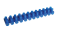 Tracon Flexibilis sorozatkapocs, U profil, 12 tag, kék