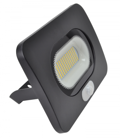 Tracon SMD fényvető mozgásérzékelővel, fekete 20W