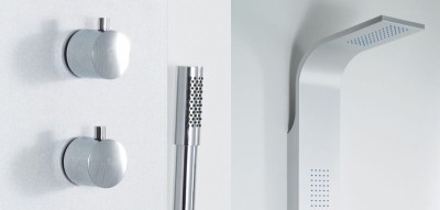Wellis zuhanypanel termosztátos Mariner Silver