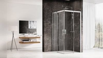 Ravak zuhanykabin MSRV4-90/90 króm+transparent