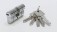 ABUS nikkel zárbetét 30/30 mm + 5 db kulcs