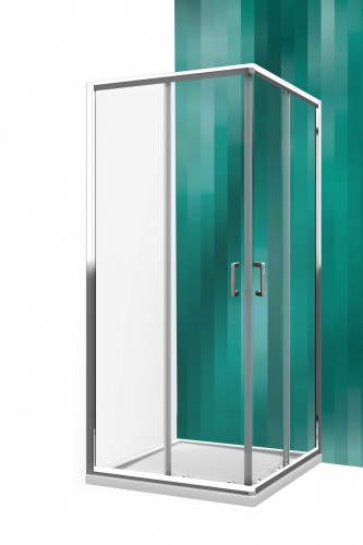 Roltechnik LLS2 szögletes zuhanykabin brilliant - TÖBB méretben