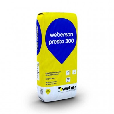Weber Webersan Presto 300 falszárító simítóvakolat 30 kg