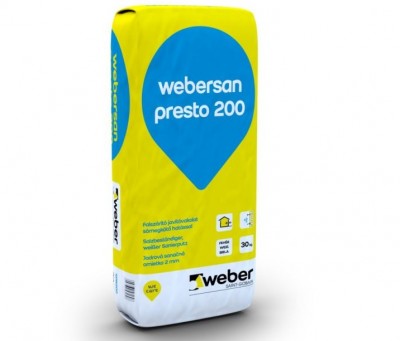 Weber Webersan Presto 200 SPR200 javítóvakolat 30kg