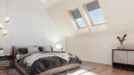 RoofLite keskenyrámás fa tetőtéri ablak DPY B900 PLUS több méretben