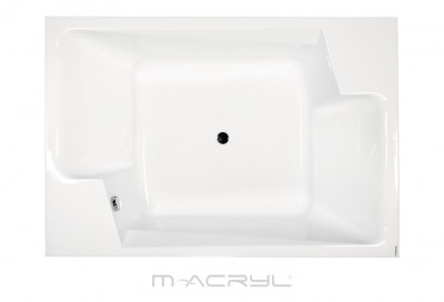M-Acryl Grande akril kád 190x125  + láb