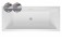 M-Acryl Sabina Pro Slim kád 180x80 + láb vízszintes túlfolyóval
