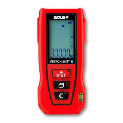 Sola lézeres távolságmérő METRON 30 BT (övtáskával, töltőkábellel)