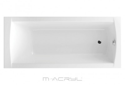 M-Acryl Viva kád 160x70 + kádláb + lefolyó