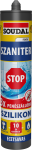 Soudal Szaniter szilikon STOP ecetsavas fehér 280ml