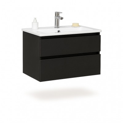 Tboss Sparta 60 alsó szekrény (antracit) + mosdótál