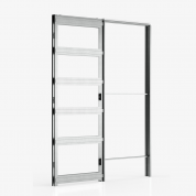 Ermetika Classic EvoKit egyszárnyú falban futó tolóajtó tokszerkezet tokborítást igénylő modell - gipszkarton falhoz 700x2100 mm 100/125 falvastagság