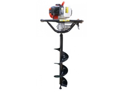 MEDIA LINE MF52-3 benzines függőleges földfúró/talajfúró - Ajándék 100-150-200mm-es fúrószárakkal