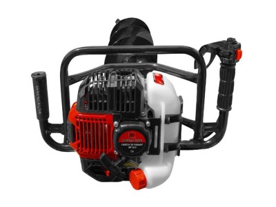 MEDIA LINE MF52-3 benzines függőleges földfúró/talajfúró - Ajándék 100-150-200mm-es fúrószárakkal