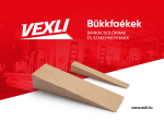 Vexli Burkolóék-FA hegyes, bükkfából, 100 db/cs. 70/20/0-14mm