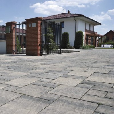 Semmelrock SUPREMA Kombi szürke-fehér 6 cm