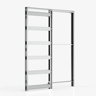 Ermetika Absolute EvoKit egyszárnyú falban futó tolóajtó tokszerkezet tokborításnélküli modell - gipszkarton falhoz 700x2100 mm 100 falvastagság