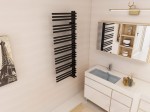 AREZZO design LINEAR GUN METAL 1200x500 törölközőszárító radiátor AR-LR12050GM