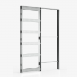 Ermetika Classic EvoKit egyszárnyú falban futó tolóajtó tokszerkezet tokborítást igénylő modell - gipszkarton falhoz 650x2100 mm 100/125 falvastagság