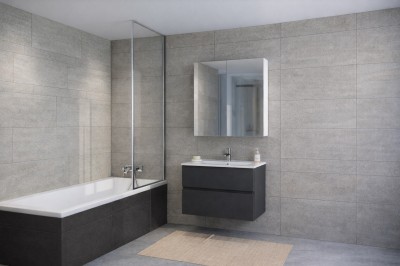 Tboss Sparta 75 alsó szekrény (antracit) + mosdótál