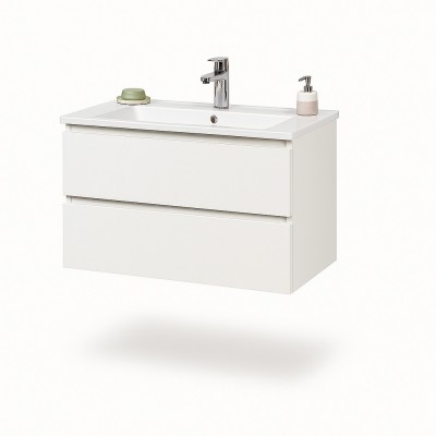 Tboss Sparta 75 alsó szekrény (p.fehér) + mosdótál